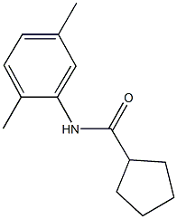 N-(2,5-dimethylphenyl)cyclopentanecarboxamide 结构式