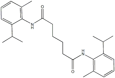 N~1~,N~6~-bis(2-isopropyl-6-methylphenyl)hexanediamide 结构式