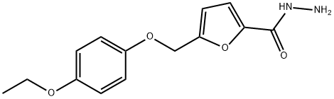 5-[(4-乙氧基苯氧基)甲基]-2-呋喃酰肼 结构式