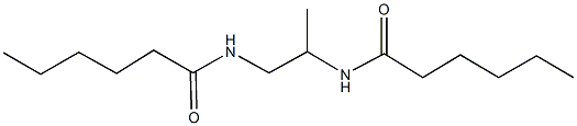 N-[2-(hexanoylamino)-1-methylethyl]hexanamide 结构式