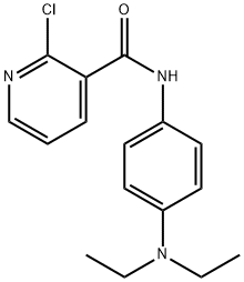 2-chloro-N-[4-(diethylamino)phenyl]nicotinamide 结构式