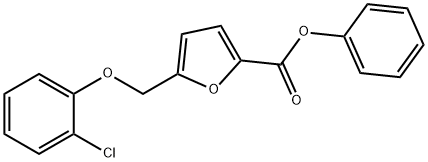 phenyl 5-[(2-chlorophenoxy)methyl]-2-furoate 结构式