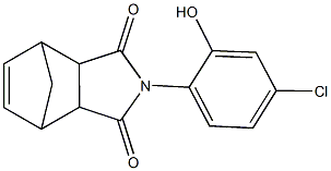 4-(4-chloro-2-hydroxyphenyl)-4-azatricyclo[5.2.1.0~2,6~]dec-8-ene-3,5-dione 结构式
