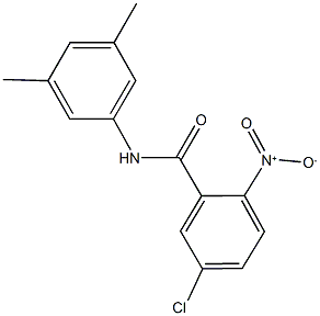 5-chloro-N-(3,5-dimethylphenyl)-2-nitrobenzamide 结构式
