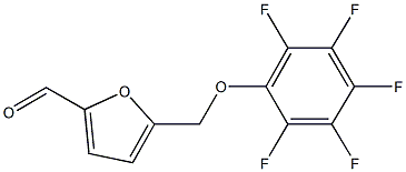 5-[(2,3,4,5,6-pentafluorophenoxy)methyl]-2-furaldehyde 结构式