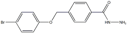 4-[(4-bromophenoxy)methyl]benzohydrazide 结构式