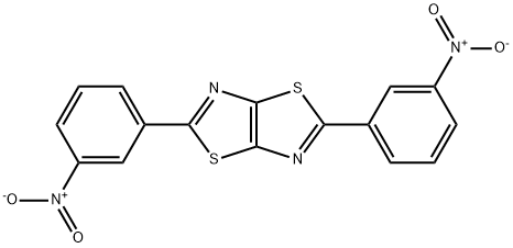 2,5-bis{3-nitrophenyl}[1,3]thiazolo[5,4-d][1,3]thiazole 结构式