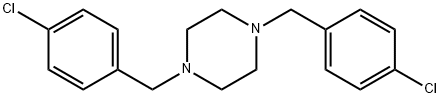1,4-bis(4-chlorobenzyl)piperazine 结构式