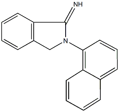 2-(1-naphthyl)-1-isoindolinimine 结构式