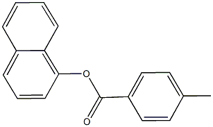 1-naphthyl 4-methylbenzoate 结构式