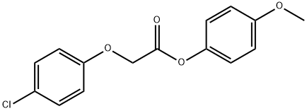 4-methoxyphenyl (4-chlorophenoxy)acetate 结构式