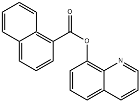 8-quinolinyl 1-naphthoate 结构式