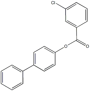 [1,1'-biphenyl]-4-yl 3-chlorobenzoate 结构式