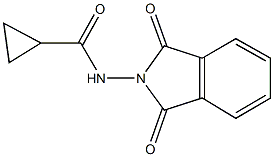 N-(1,3-dioxo-1,3-dihydro-2H-isoindol-2-yl)cyclopropanecarboxamide 结构式