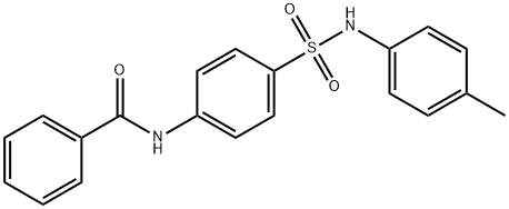 N-[4-(4-toluidinosulfonyl)phenyl]benzamide 结构式