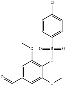 4-formyl-2,6-dimethoxyphenyl 4-chlorobenzenesulfonate 结构式