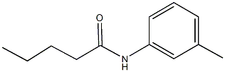 N-(3-methylphenyl)pentanamide 结构式