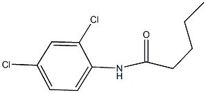 N-(2,4-dichlorophenyl)pentanamide 结构式