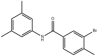 3-bromo-N-(3,5-dimethylphenyl)-4-methylbenzamide 结构式