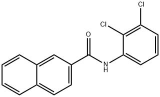 N-(2,3-dichlorophenyl)-2-naphthamide 结构式