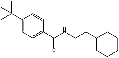 4-tert-butyl-N-[2-(1-cyclohexen-1-yl)ethyl]benzamide 结构式