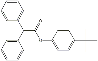 4-tert-butylphenyl diphenylacetate 结构式