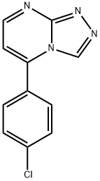 5-(4-chlorophenyl)[1,2,4]triazolo[4,3-a]pyrimidine 结构式