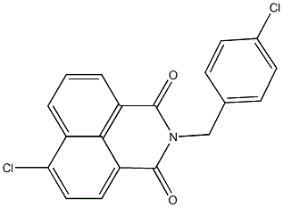 6-chloro-2-(4-chlorobenzyl)-1H-benzo[de]isoquinoline-1,3(2H)-dione 结构式