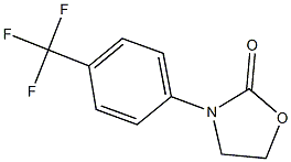 3-[4-(trifluoromethyl)phenyl]-1,3-oxazolidin-2-one 结构式