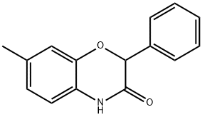 7-methyl-2-phenyl-2H-1,4-benzoxazin-3(4H)-one 结构式