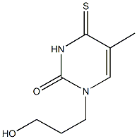 1-(3-hydroxypropyl)-5-methyl-4-thioxo-3,4-dihydropyrimidin-2(1H)-one 结构式