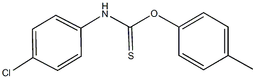 O-(4-methylphenyl) 4-chlorophenylthiocarbamate 结构式