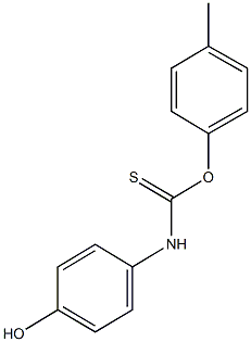 O-(4-methylphenyl) 4-hydroxyphenylthiocarbamate 结构式