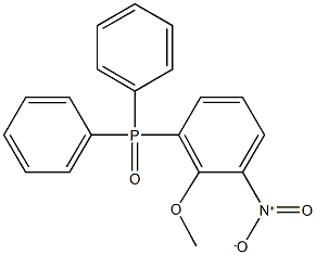 (2-methoxy-3-nitrophenyl)(diphenyl)phosphine oxide 结构式