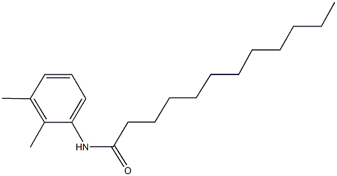 N-(2,3-dimethylphenyl)dodecanamide 结构式