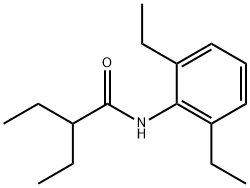 N-(2,6-diethylphenyl)-2-ethylbutanamide 结构式