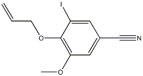 4-(allyloxy)-3-iodo-5-methoxybenzonitrile 结构式
