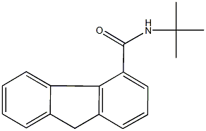 N-(tert-butyl)-9H-fluorene-4-carboxamide 结构式