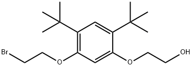 2-[5-(2-bromoethoxy)-2,4-ditert-butylphenoxy]ethanol 结构式