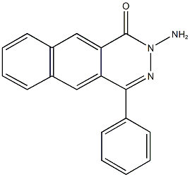 2-amino-4-phenylbenzo[g]phthalazin-1(2H)-one 结构式