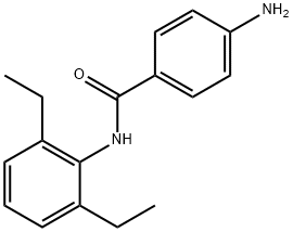 4-amino-N-(2,6-diethylphenyl)benzamide 结构式