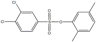 2,5-dimethylphenyl 3,4-dichlorobenzenesulfonate 结构式