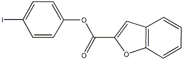 4-iodophenyl 1-benzofuran-2-carboxylate 结构式