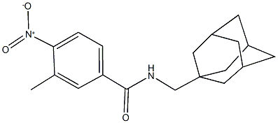 N-(1-adamantylmethyl)-4-nitro-3-methylbenzamide 结构式