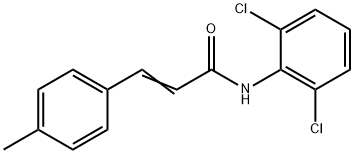 N-(2,6-dichlorophenyl)-3-(4-methylphenyl)acrylamide 结构式