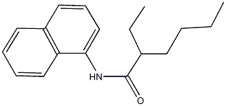 2-ethyl-N-(1-naphthyl)hexanamide 结构式