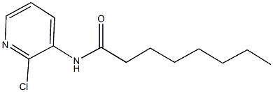 N-(2-chloro-3-pyridinyl)octanamide 结构式