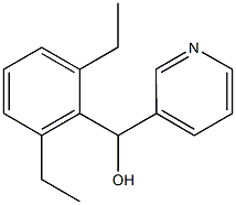 (2,6-diethylphenyl)(3-pyridinyl)methanol 结构式