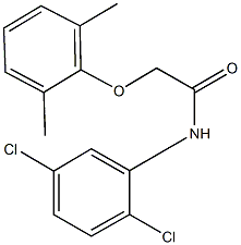 N-(2,5-dichlorophenyl)-2-(2,6-dimethylphenoxy)acetamide 结构式