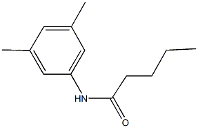 N-(3,5-dimethylphenyl)pentanamide 结构式